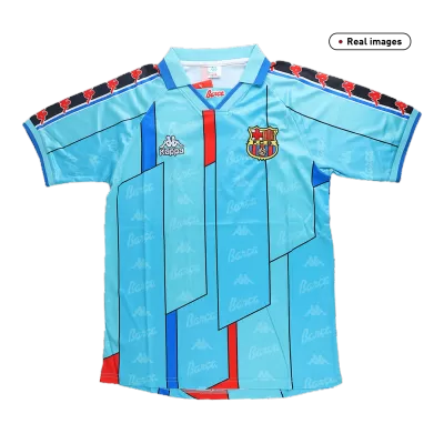 Men's Barcelona Retro Away Soccer Jersey 1996/97 - worldjerseyshop