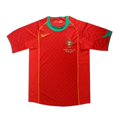 Men's Portugal Retro Home Soccer Jersey 2004 - UCL Final - worldjerseyshop