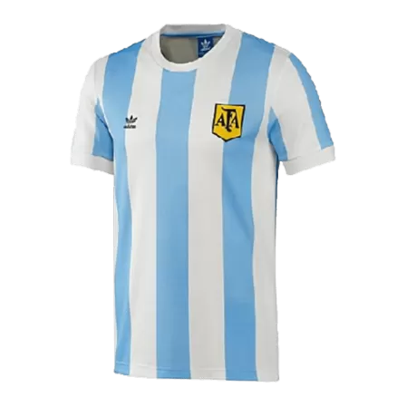Men's Argentina Retro Home Soccer Jersey 1978 - worldjerseyshop