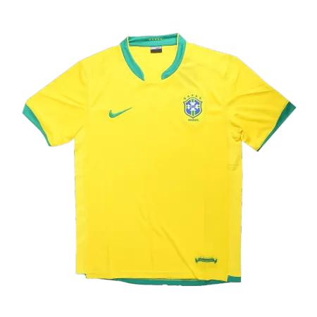 Men's Brazil Retro Home Soccer Jersey 2006 - worldjerseyshop