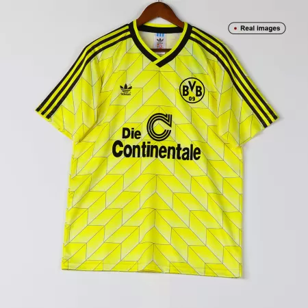 Men's Borussia Dortmund Retro Home Soccer Jersey 1988 - worldjerseyshop