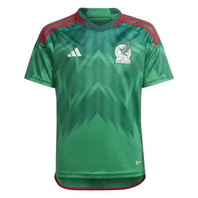 Men's Mexico World Cup Home Soccer Short Sleeves Jersey 2022 - worldjerseyshop