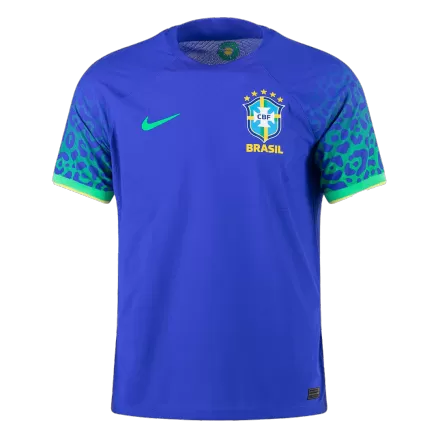 Men's Brazil Away Player Version Soccer Jersey 2022 - worldjerseyshop