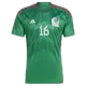 Men's Mexico H.HERRERA #16 Home World Cup Soccer Short Sleeves Jersey 2022 - worldjerseyshop