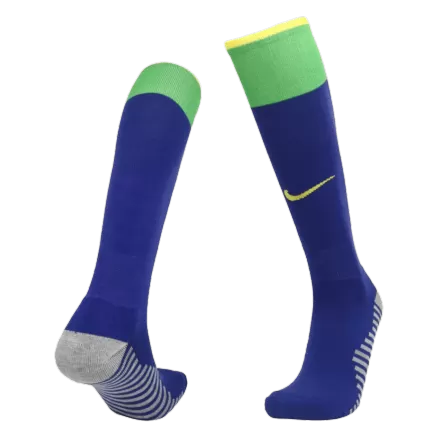 Kids's Brazil Home Soccer Socks 2022 - worldjerseyshop