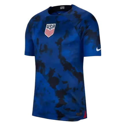 Men's USA World Cup Away Soccer Short Sleeves Jersey 2022 - worldjerseyshop