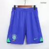 Men's Brazil Home Soccer Shorts 2022 - worldjerseyshop