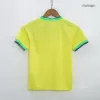 Kids Brazil Home Soccer Jersey Kits(Jersey+Shorts) 2022 - worldjerseyshop