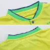 Kids Brazil Home Soccer Jersey Kits(Jersey+Shorts) 2022 - worldjerseyshop