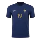 Men's France BENZEMA #19 Home World Cup Player Version Soccer Jersey 2022 - worldjerseyshop