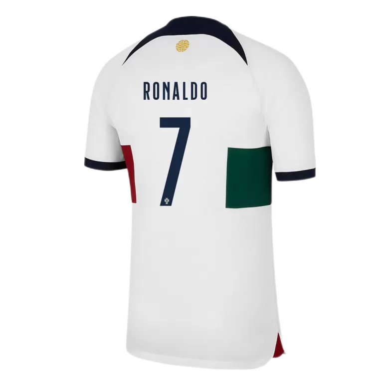 Men's Portugal RONALDO #7 Away World Cup Soccer Short Sleeves Jersey 2022 - worldjerseyshop