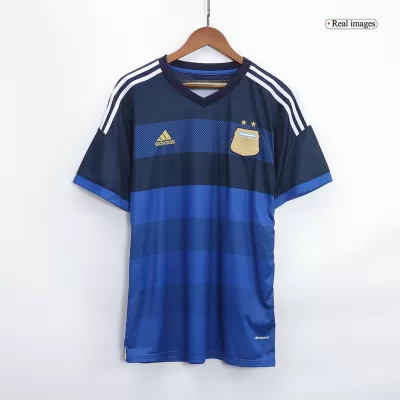 Men's Argentina Retro Away Soccer Jersey 2014 - worldjerseyshop