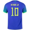 Men's Brazil NEYMAR JR #10 Away Player Version Soccer Jersey 2022 - worldjerseyshop