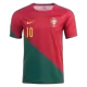 Men's Portugal BERNARDO #10 Home World Cup Soccer Short Sleeves Jersey 2022 - worldjerseyshop