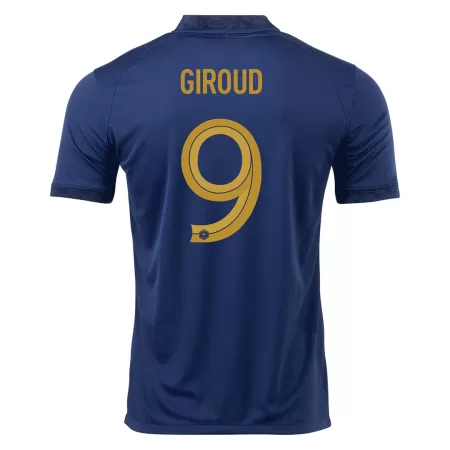 Men's France GIROUD #9 Home World Cup Soccer Short Sleeves Jersey 2022 - worldjerseyshop