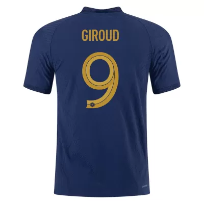 Men's France GIROUD #9 Home World Cup Player Version Soccer Jersey 2022 - worldjerseyshop