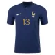 Men's France KANTE #13 Home World Cup Player Version Soccer Jersey 2022 - worldjerseyshop