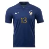 Men's France KANTE #13 Home World Cup Soccer Short Sleeves Jersey 2022 - worldjerseyshop