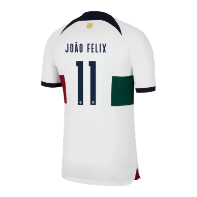 Men's Portugal JOÃO FÉLIX #11 Away World Cup Soccer Short Sleeves Jersey 2022 - worldjerseyshop