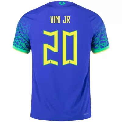 Men's Brazil VINI JR #20 Away Player Version Soccer Jersey 2022 - worldjerseyshop