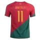 Men's Portugal JOÃO FÉLIX #11 Home World Cup Soccer Short Sleeves Jersey 2022 - worldjerseyshop