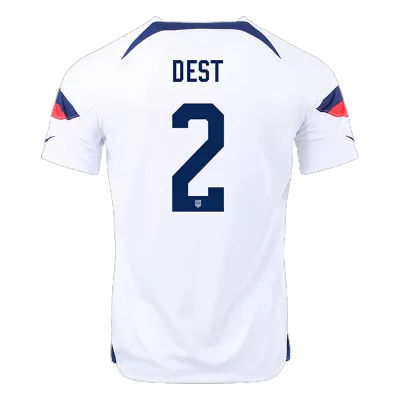 Men's USA DEST #2 Home World Cup Soccer Short Sleeves Jersey 2022 - worldjerseyshop