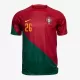 Men's Portugal G.RAMOS #26 Home World Cup Soccer Short Sleeves Jersey 2022 - worldjerseyshop