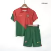 Kids Portugal RONALDO #7 Home Soccer Jersey Kits(Jersey+Shorts) 2022/23 - worldjerseyshop