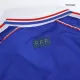 Men's France Retro Home Soccer Long Sleeves Jersey 1998 - worldjerseyshop