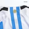 Men's Argentina Sign MESSI #10 Home World Cup Soccer Short Sleeves Jersey 2022 - worldjerseyshop