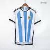 Men's Argentina Sign MESSI #10 Home World Cup Soccer Short Sleeves Jersey 2022 - worldjerseyshop