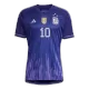 Men's Argentina MESSI #10 Away World Cup Champion Edition Soccer Short Sleeves Jersey 2022 - worldjerseyshop