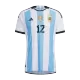 Men's Argentina RULLI #12 Home World Cup Player Version Soccer Jersey 2022 - worldjerseyshop