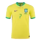 Men's Brazil L. PAQUETÁ #7 Home World Cup Soccer Short Sleeves Jersey 2022 - worldjerseyshop