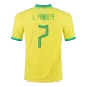 Men's Brazil L. PAQUETÁ #7 Home World Cup Soccer Short Sleeves Jersey 2022 - worldjerseyshop