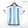 Kids Argentina Home Soccer Jersey Kits(Jersey+Shorts) 2022 - worldjerseyshop