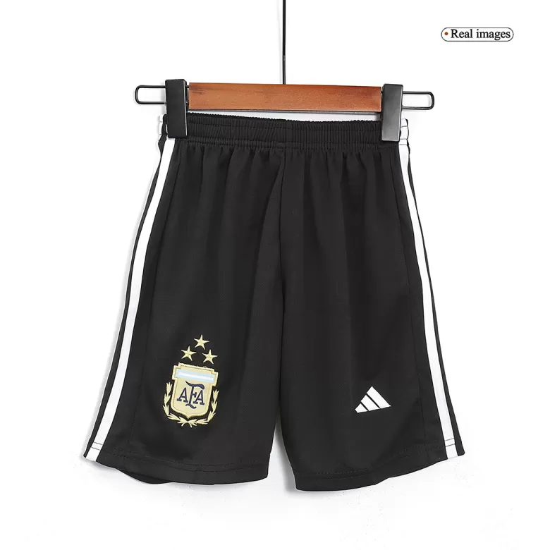 Kids Argentina Home Soccer Jersey Kits(Jersey+Shorts) 2022 - worldjerseyshop