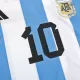 Men's Argentina MESSI #10 Home Champion Edition Soccer Short Sleeves Jersey 2022 - worldjerseyshop