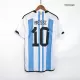 Men's Argentina MESSI #10 Home Champion Edition Soccer Short Sleeves Jersey 2022 - worldjerseyshop