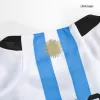 Men's Argentina MESSI #10 Home Champion Edition Soccer Short Sleeves Jersey 2022 - worldjerseyshop