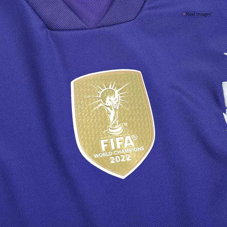 Men's Argentina World Cup Away Soccer Short Sleeves Jersey 2022 - worldjerseyshop