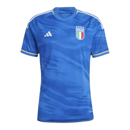 Men's Italy Home Soccer Short Sleeves Jersey 2023/24 - worldjerseyshop