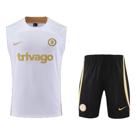 Men's Chelsea Soccer Training Sleeveless Kit 2023/24 - worldjerseyshop