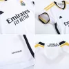 Kids Real Madrid Whole Kits Home Soccer Kit (Jersey+Shorts+Sock） 2023/24 - worldjerseyshop