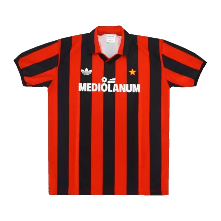 Men's AC Milan Retro Home Soccer Jersey 1990/91 - worldjerseyshop
