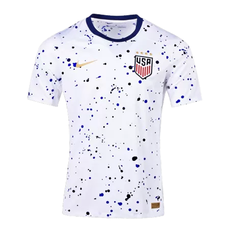 Women's USA Home Soccer Jersey Shirt 2023 - worldjerseyshop