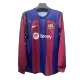 Men's Barcelona Home Soccer Long Sleeves Jersey 2023/24 - worldjerseyshop
