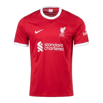 Men's Liverpool Home Soccer Short Sleeves Jersey 2023/24 - worldjerseyshop