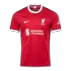 Men's Liverpool MAC ALLISTER #10 Home Soccer Short Sleeves Jersey 2023/24 - worldjerseyshop