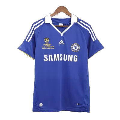 Men's Chelsea Retro Home Soccer Jersey 2008 - UCL Final - worldjerseyshop